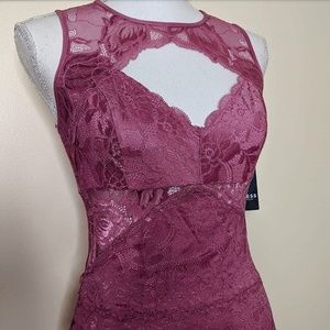 $128 Guess dress NWT purple / pink